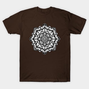 Mandala Brown Blue 2 T-Shirt